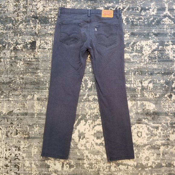 Levi's 511 Slim Fit Dark Blue Jeans (34x32) - Picture 8 of 9